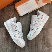 Louis Vuitton x Takashi Murakami LV Trainer Sneaker Weiß Bunt Hessen - Wiesbaden Vorschau