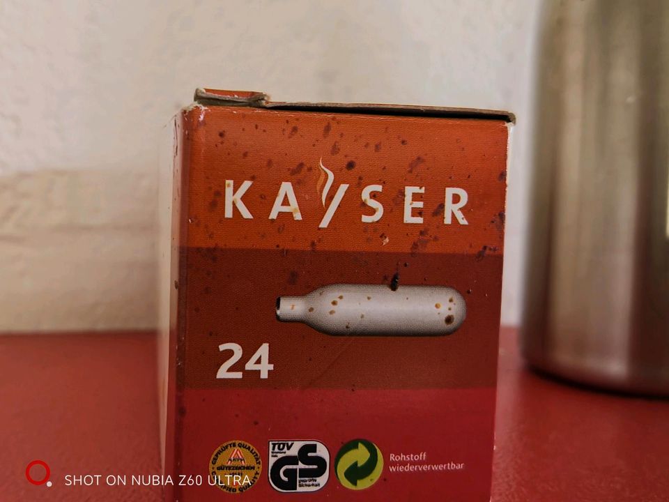 Kaiser Sahnesprüher 0,5L *24xKapseln*Sahnespender*0,5 L in Trier