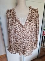 Leoparden Bluse Chiffon S Bayern - Erlenbach am Main  Vorschau