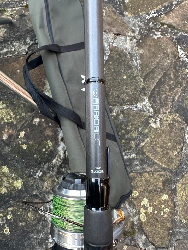 Karpfen Komplettset Ruten Angel Rolle Rod Pod Tasche Fox Greys in Bad Ems
