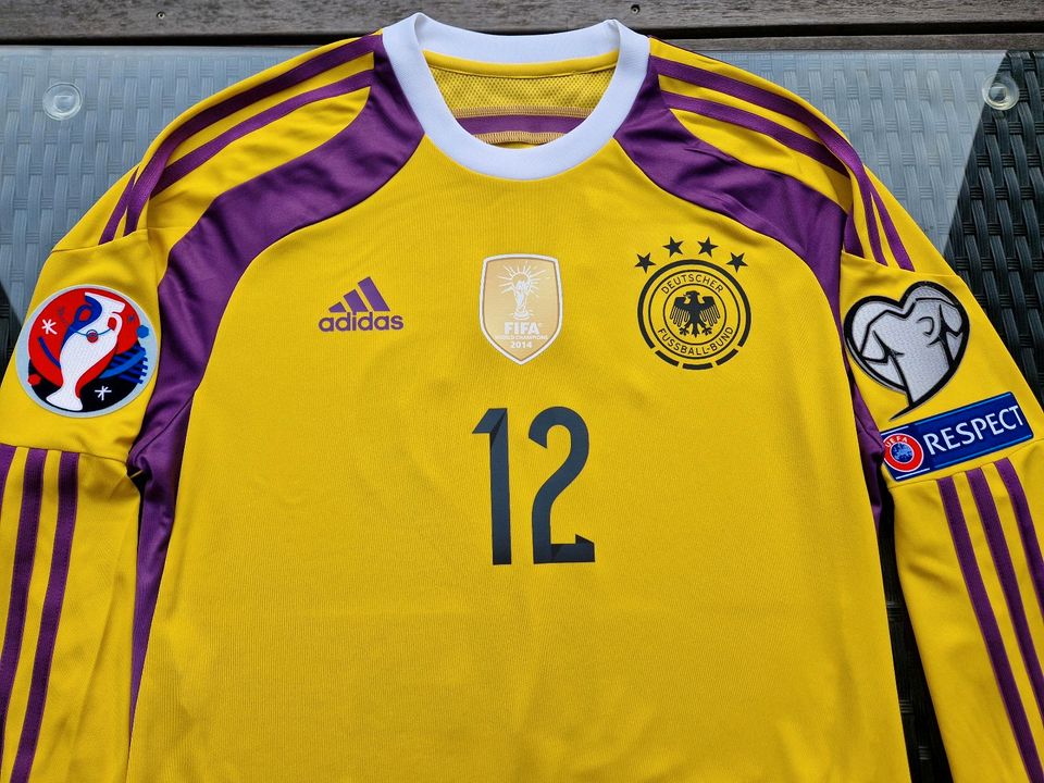 Adidas DFB Deutschland Player issue Trikot Quali EURO 2016 Zieler in München