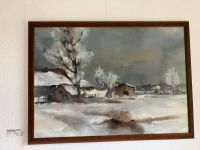 Gemälde - Winterlandschaft - Hans Georg Andres Niedersachsen - Beverstedt Vorschau