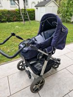 Kinderwagen Hartan Sprint GT blau mit Zubehör Hessen - Flörsheim am Main Vorschau