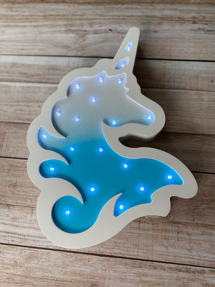 Lampe LED Kinderlampe Nachtlicht Deko Peppa Fee Einhorn Stern in Rösrath