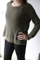 Brandy Melville Pulli Strickpullover Khaki oliv 38 wolle Düsseldorf - Gerresheim Vorschau