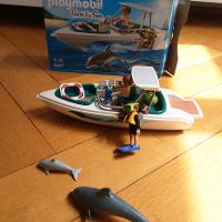 Playmobil Motorboot 6981 mit Delphinen und Taucher Baden-Württemberg - Heidelberg Vorschau