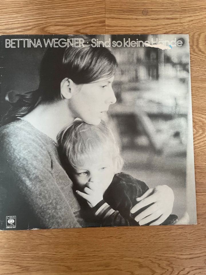 Schallplatte „Bettina Wegner“ sind so kleine Hände in Margetshöchheim