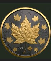 Maple Leaf golden Ring 1oz Silber 2022 Canada 1 oz silber Münze Bayern - Erlangen Vorschau