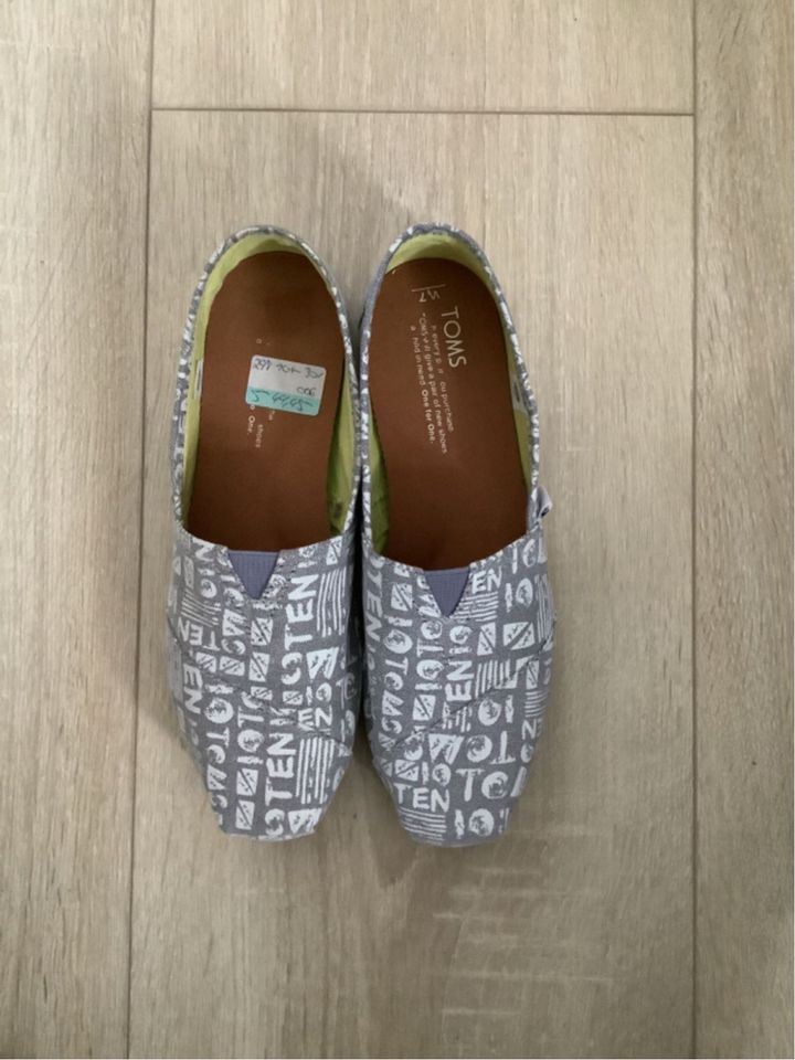 Toms Sonderedition Ten Years Anniversary chambray grau neu 37,5 7 in Weyhe