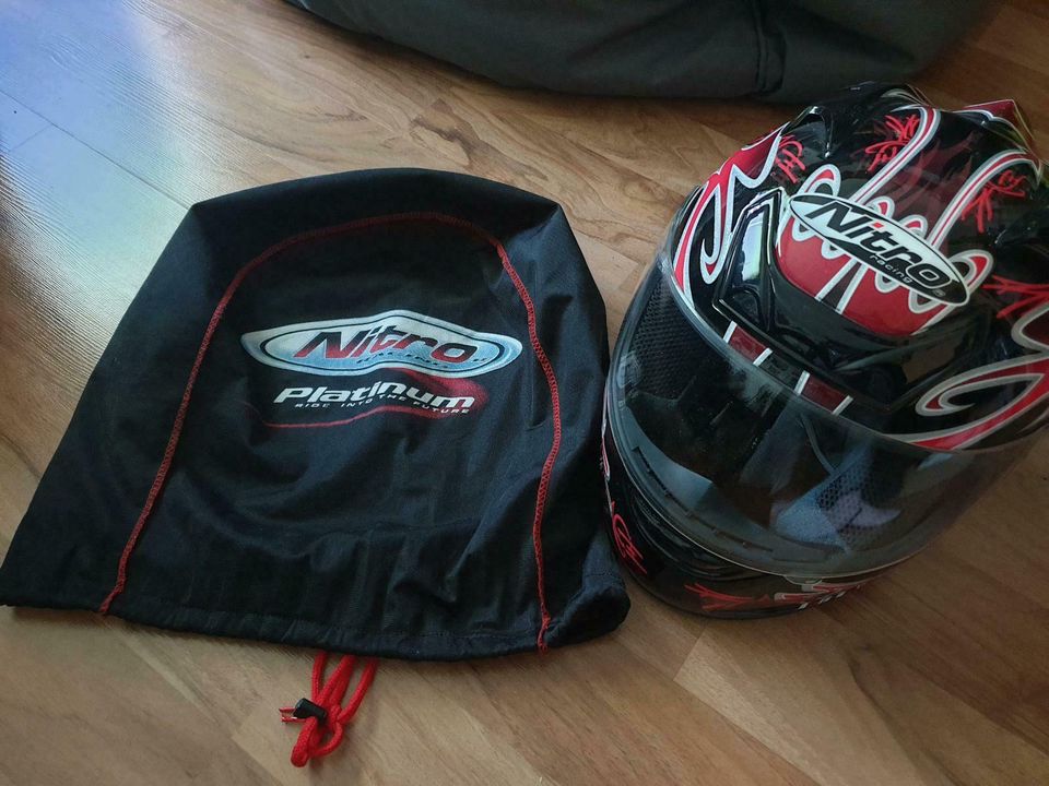 Motorradhelm Nitro Racing || Zustand wie NEU ! in Ratingen