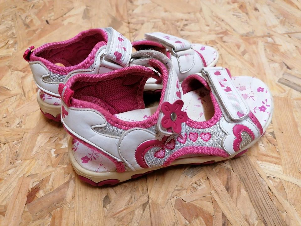 Cult Fashion Sandalen Größe 30 weiß pink Mädchen in Parsberg