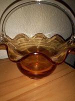 VINTAGE GLASKORBVASE Buntglas wunderschön Sachsen-Anhalt - Wiederstedt Vorschau