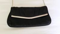 schwarze Satin Clutch Tasche Frankfurt am Main - Eschersheim Vorschau