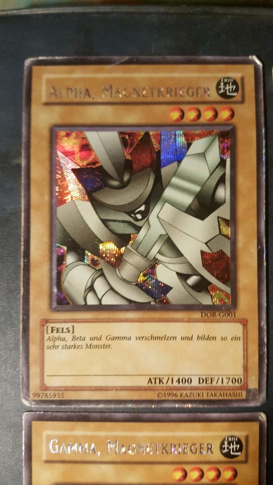 Yugioh Magnetkrieger secret rare deutsch in Zwickau