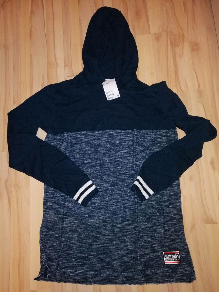 Feinstrick Kaputzenpullover H&M Größe 170 NEU in Sonnefeld