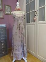 Cream Kleid Fee Elfe Gr 38 grau rosé Volants Baumwolle Hessen - Niedernhausen Vorschau