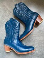 Echtleder Cowboystiefel Gr 37 blau Country Leder Stiefel Nordrhein-Westfalen - Herdecke Vorschau