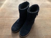 FRIBOO - Wunderschöner Lammfell Lederstiefel Winterstiefel blau Berlin - Dahlem Vorschau