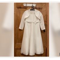 Kommunionkleid Gr. 140 Weise mit Bolero und Tasche Top Kommunion Rheinland-Pfalz - Nürburg Vorschau