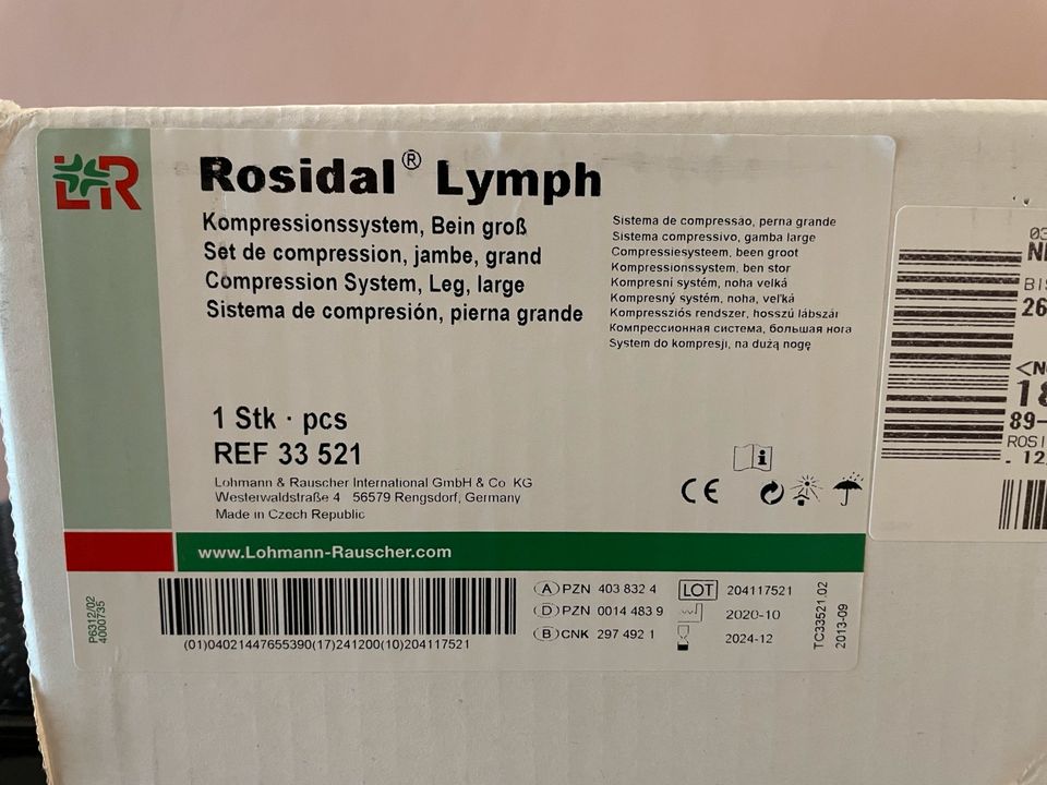 Lohmann & Rauscher Rosidal Lymph Bein groß in Bremen