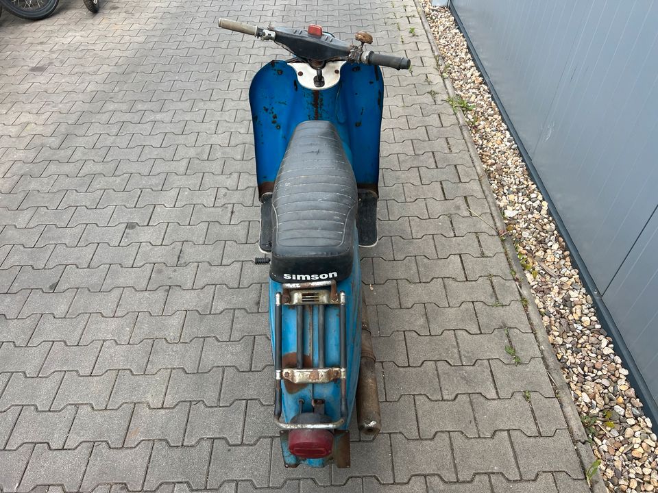 Simson Schwalbe KR51/2 KR51 1981 Moped Mofa Roller D39 in Osterweddingen