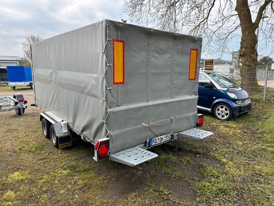 Humbaur Autotrailer Kippbar mit Hochplane gebraucht in Owschlag