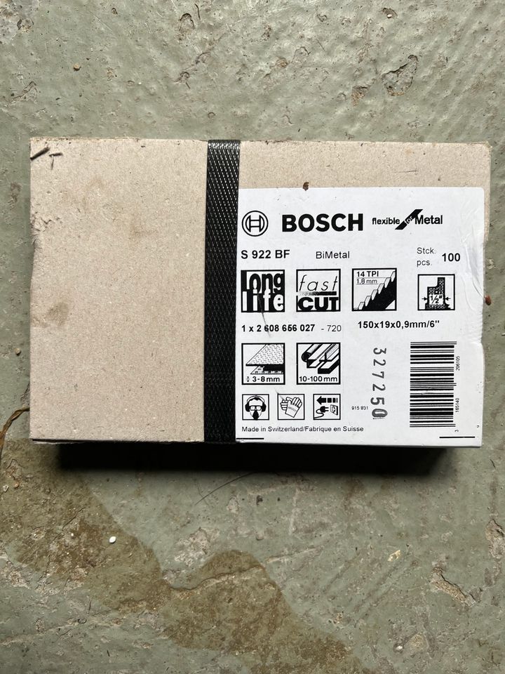 Bosch S 922 BF Säbelsägeblatt, Pack a 100 Stk in Wiesbaden