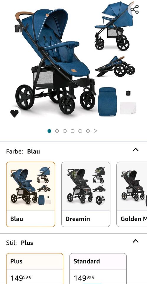 Lionelo Buggy Kinderbuggy blau in Krefeld