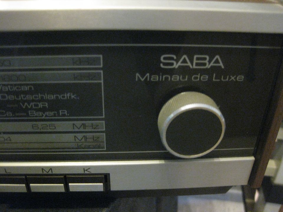 SABA Mainau de Luxe MN-H Radio Rundfunkempfänger 1970 ? / Z35 in Bad Homburg