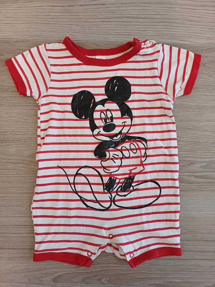 Disney Mickey Mouse kurzarm Schlafanzug Einteiler in Ascheberg