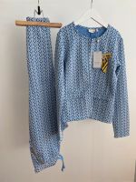 Rich & Royal Set Anzug Strickjacke Strickhose blau weiß Berlin - Mitte Vorschau