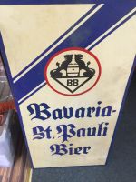 Altes Emailschild Bavaria St. Pauli Bier Kiel - Pries-Friedrichsort Vorschau