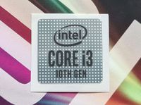 Intel Core i3 10th Gen Comet Lake Aufkleber Gehäuse PC Sticker Sachsen - Chemnitz Vorschau