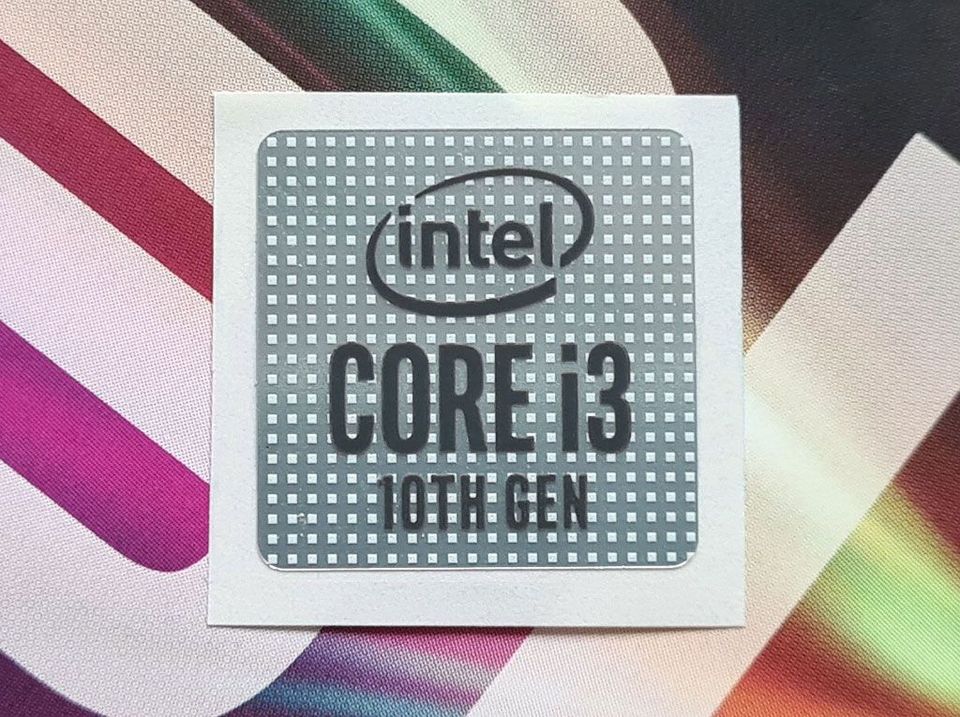 Intel Core i3 10th Gen Comet Lake Aufkleber Gehäuse PC Sticker in Chemnitz