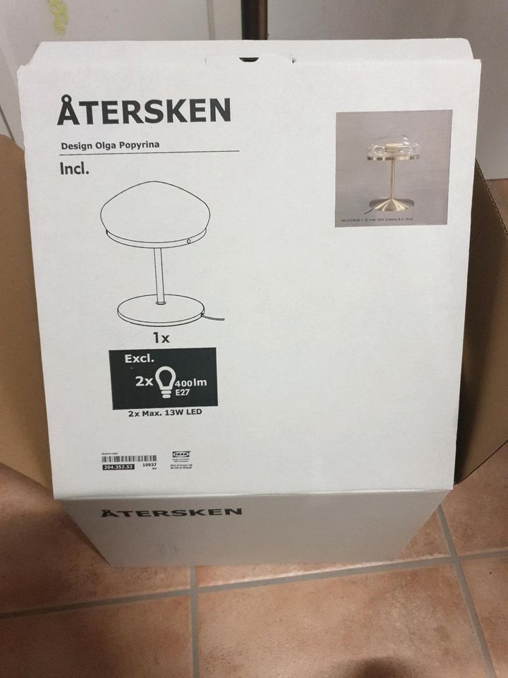 Neue Lampe, Tischlampe Ikea Atersken in Rosenheim