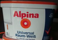 Alpina Universal Raum Weiß, 10 L, mit Abstreifgitter, neu (3x) Hessen - Volkmarsen Vorschau