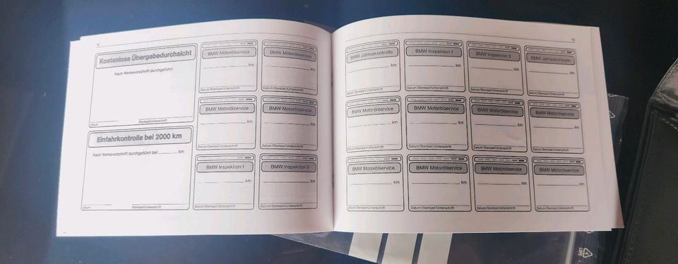 BMW E21 E28 E30 E31 E32 E34 E36 E38 E39 Z3 Serviceheft Boardmappe in Nordrach