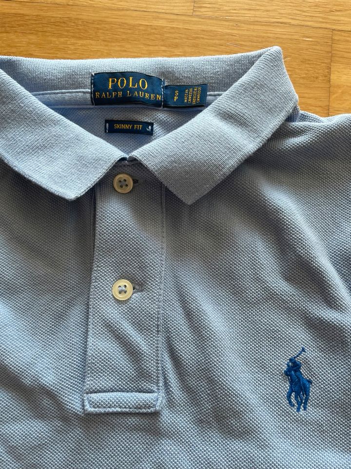 Poloshirt von Polo Ralph Lauren, Gr. S, skinny fit, hellblau in Wendlingen am Neckar