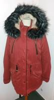 46 Parka Jacke Kapuze rostrot wattiert Teddyfutter v Yessica Berlin - Rudow Vorschau