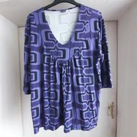 Tunika Shirt 3/4 Ärmel Gr.48 M. Boyard by K&L violett Bayern - Bayreuth Vorschau
