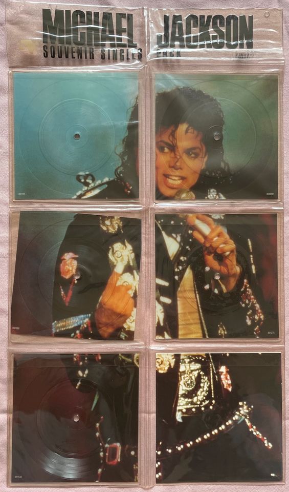 Schallplatte Michael Jackson- Souvenir Single Pack Fehlpressung in Bockenem