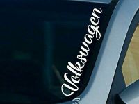 VW Auto Aufkleber Scheibe Tuning Sticker Golf Passat Up Polo GTI Sachsen-Anhalt - Weißenfels Vorschau