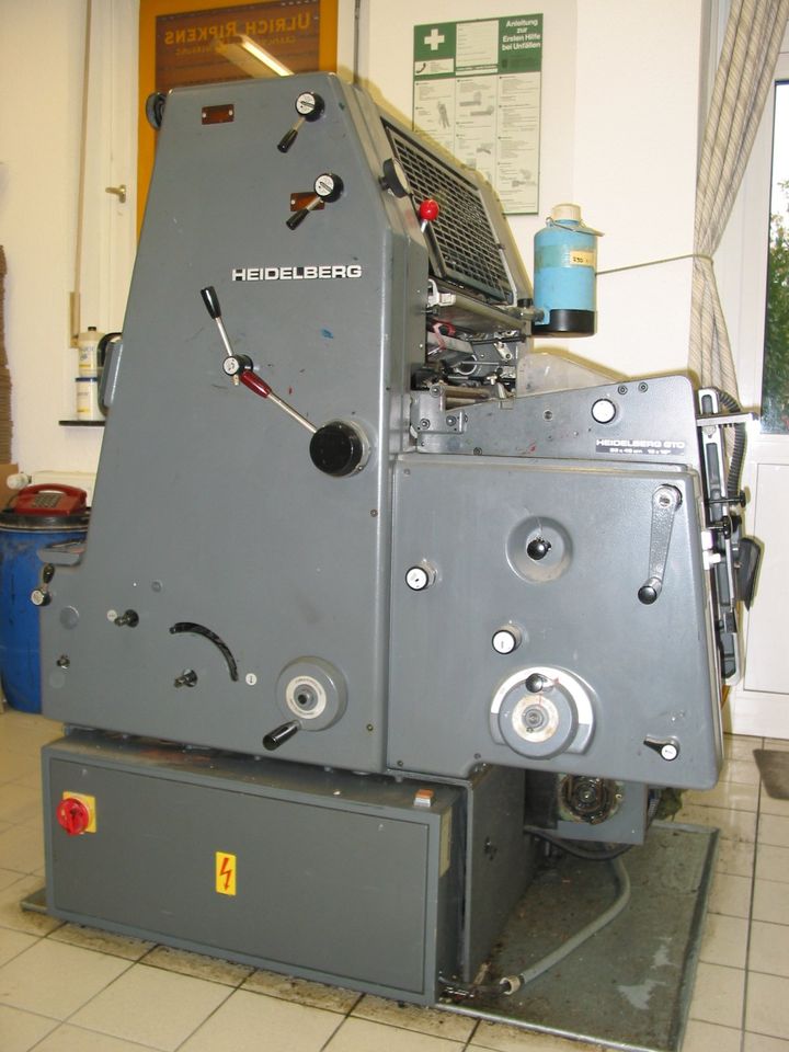 Druckmaschine Heidelberg GTO 46, Einfarben Offset-Druckmaschine in Kevelaer