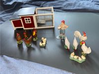 Schleich Hühnerhof mit weißen und braunen Hühnern Farm World Niedersachsen - Celle Vorschau