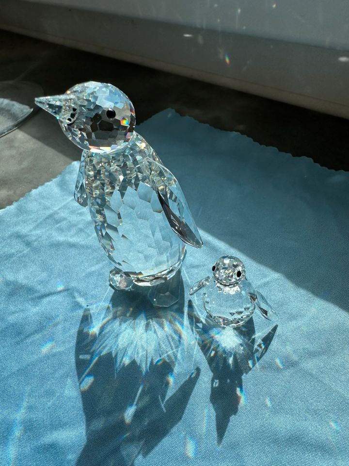 2 Original Swarovski Crystal Pinguine in Gerolsheim