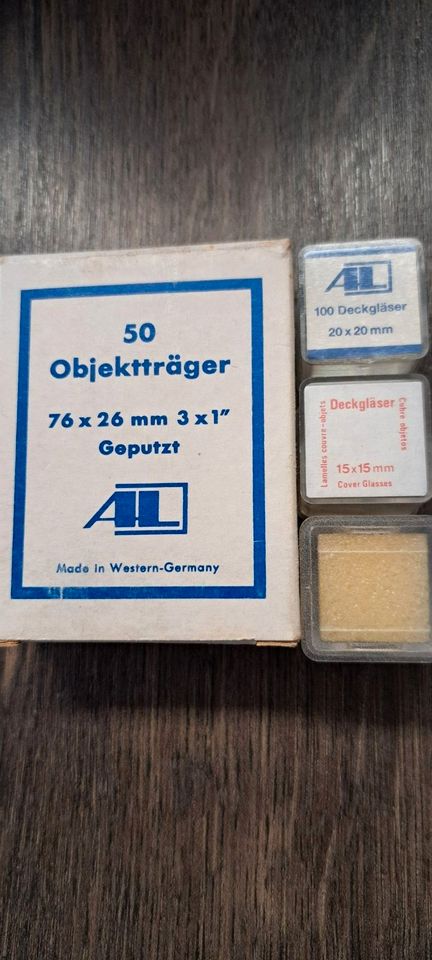 BIOLAM biologisches Mikroskop AY-12 inkl. Zubehör und Anleitung in Wächtersbach