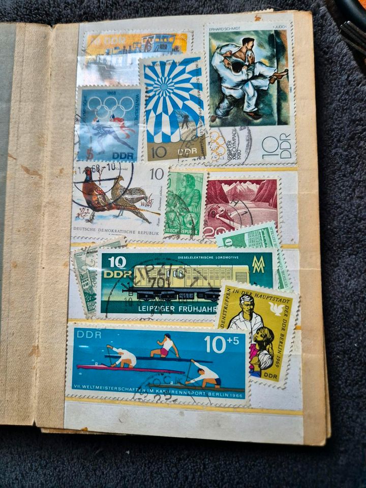 Alte Briefmarken in Sonneberg