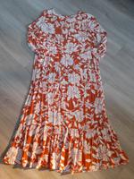 Esprit,F/S midi Kleid, 1 x getr.,w.neu,orange/weiß,Gr.38,VK 100 € Niedersachsen - Norden Vorschau