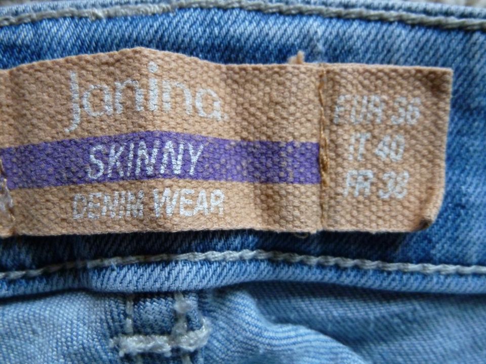 Jeans Gr. 36 blau hellblau Skinny Damen in Vilsbiburg