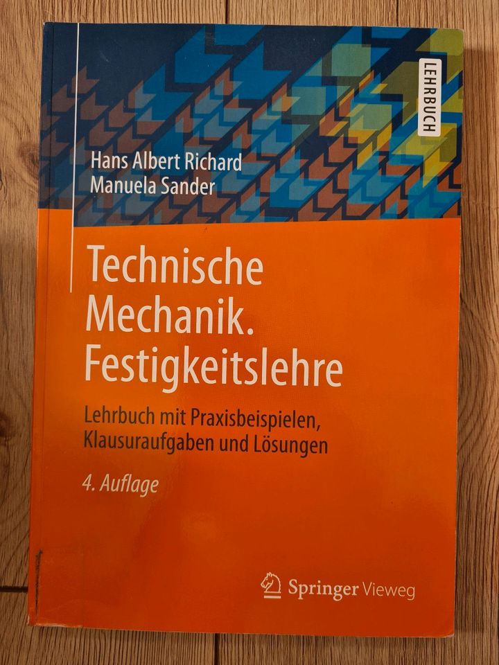 3 Bücher Technische Mechanik Festigkeitslehre, Statik & Dynamik in Stuttgart